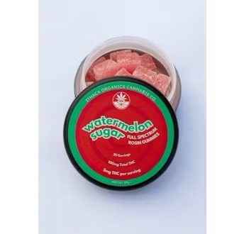 Photograph of product: Ithaca Organics l Watermelon Sugar Rosin Gummies l 100mg