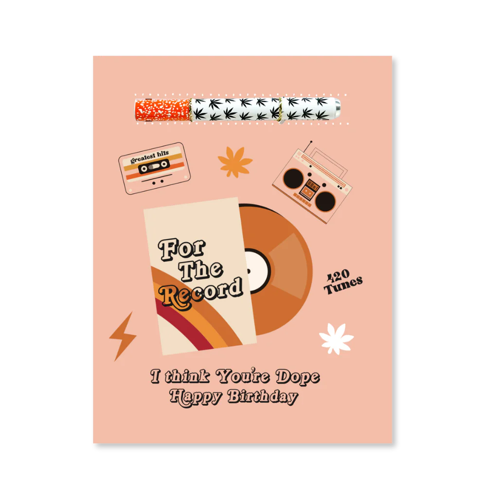 Photograph of product: KK | For The Record Dope Birthday Card
