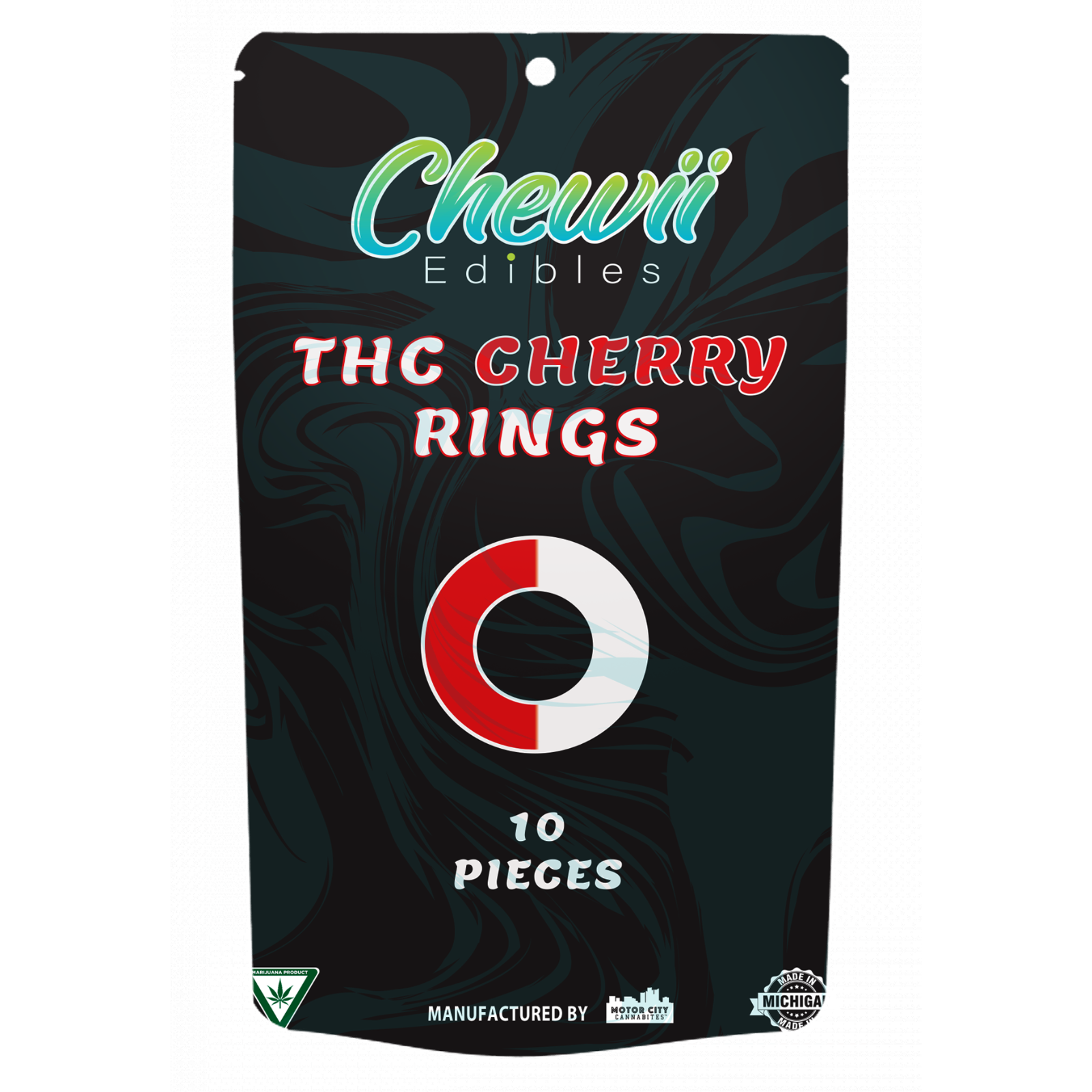 Photograph of Product: Chewii | 200mg Chewii Rings | Cherry