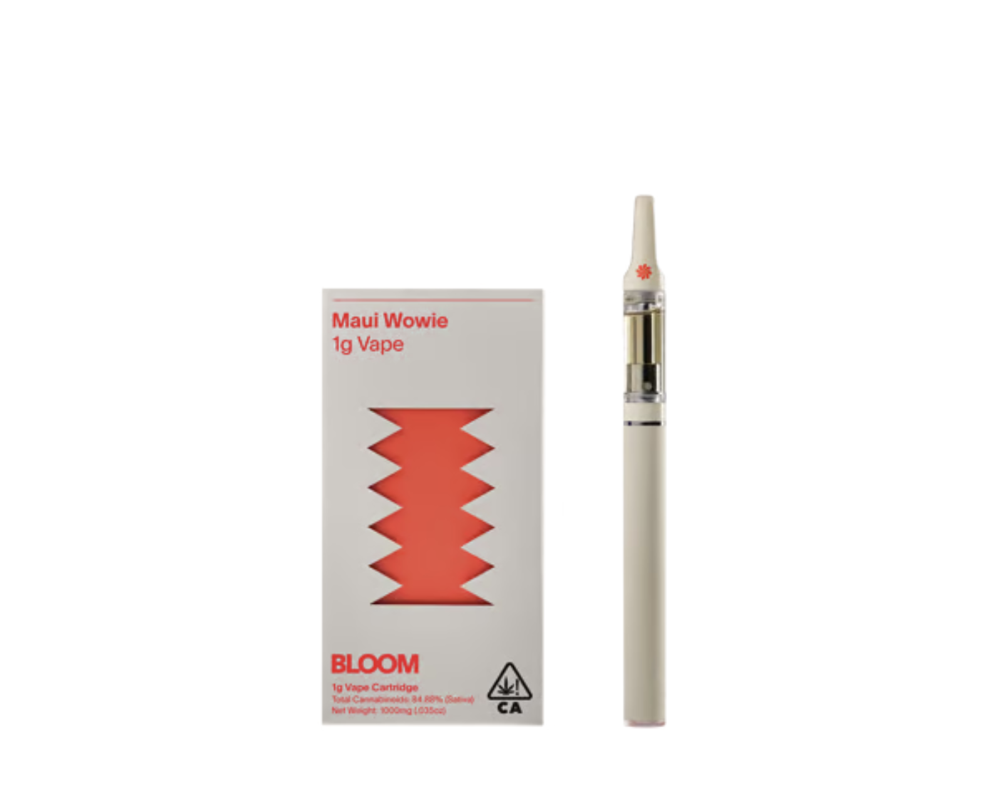 Photograph of product: Bloom Classic Maui Wowie 1g Cartridge