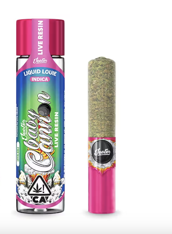 Photograph of product: Jeeter - Baby Cannon - Rozay Driver (s) - Infused Live Resin Preroll - 1.3g