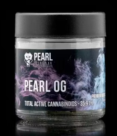 Photograph of product: PEARL PHARMA PEARL OG FLOWER INDICA 3.5G