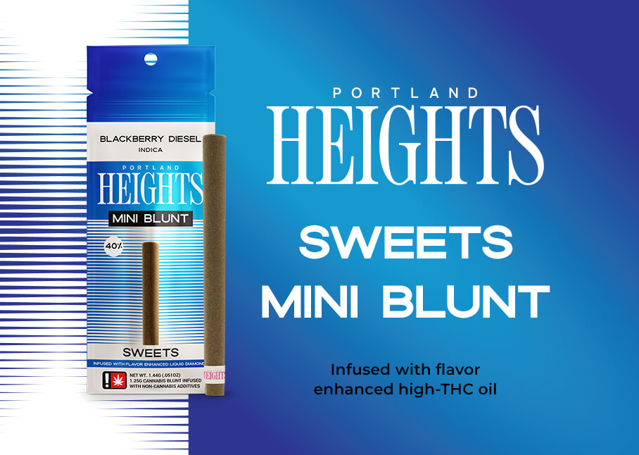 Photograph of product: Moonrock Sweets Mini Blunt | Blackberry Diesel | 1.25g