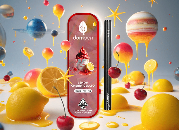 Photograph of product: DOMPEN: LEMON CHERRY GELATO 1G ALL IN ONE