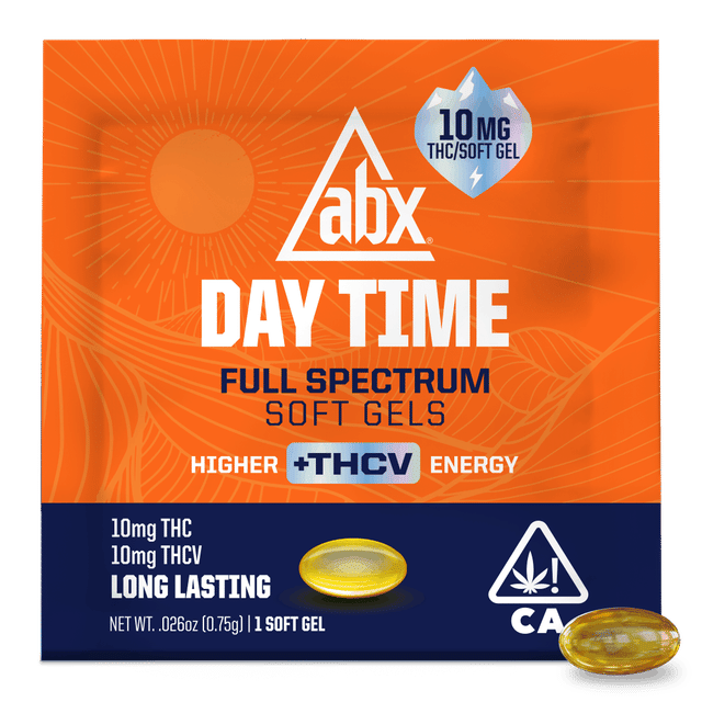 Photograph of product: Day Time  10mg THC + 10mg THCV Soft Gels - 1ct - 