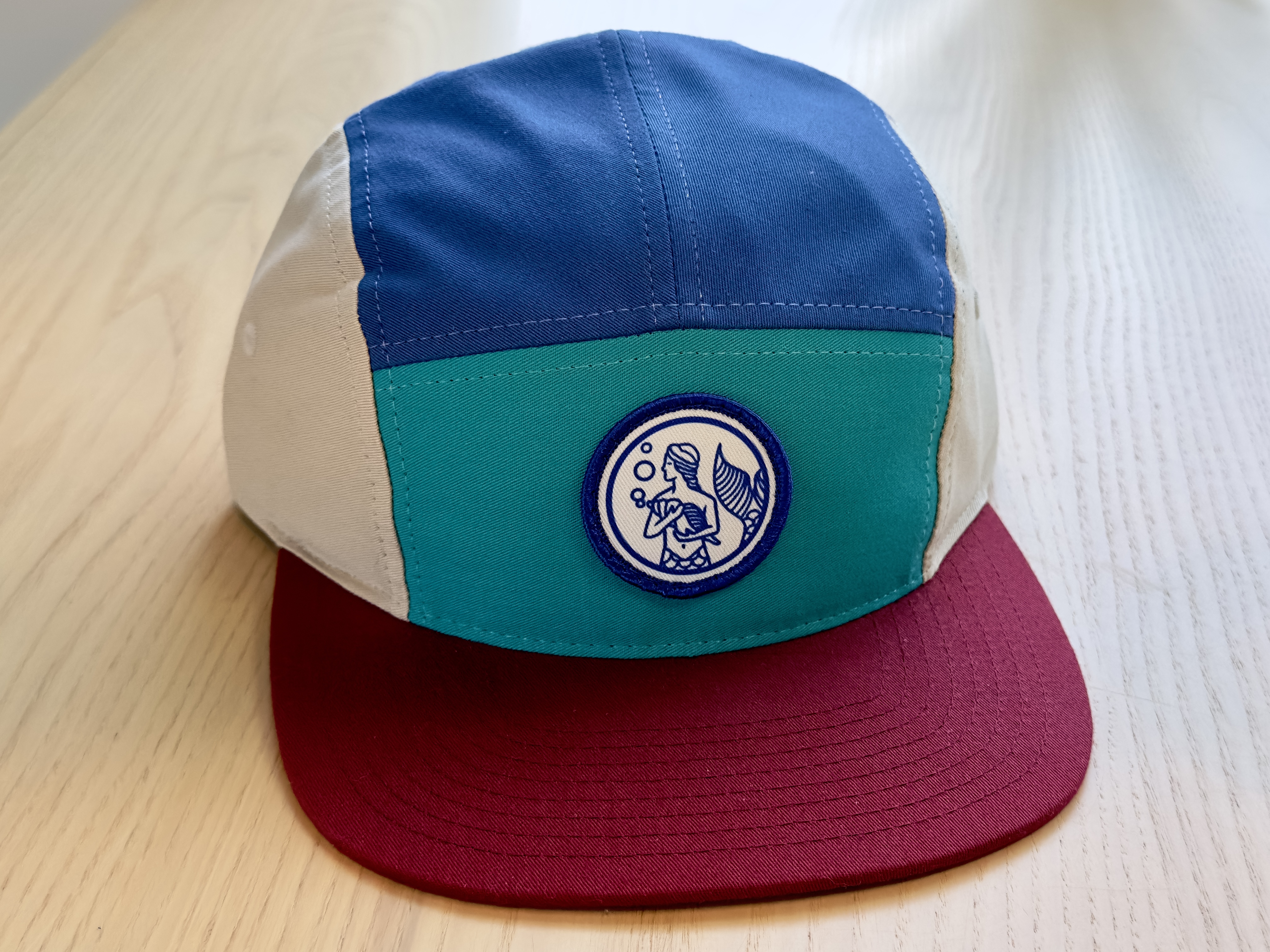 Photograph of product: Seaoui'd Co. Colorblock Hat Flat Brim