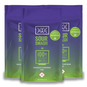 Photograph of product: DIXIE Gummies - Sour Smash 100mg
