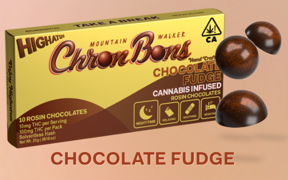 Photograph of product: CHRONBONS 10PK - CHOCOLATE FUDGE