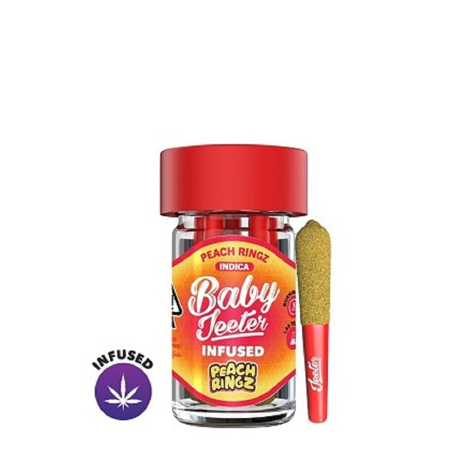 Photograph of product: Baby Infused - Peach Ringz 5pk