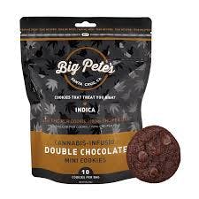 Photograph of product: Oui'd Double Chocolate Mini Cookies 100mg 10pk