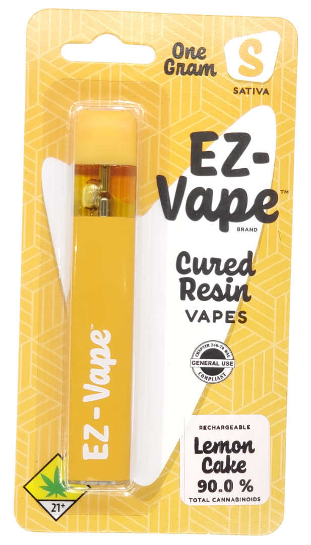 Photograph of product: EZ VAPE Lemon Cake Disp 1g