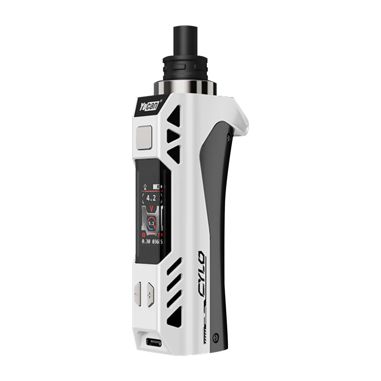 Photograph of product: Yocan - CYLO 1300mAh Variable Voltage Battery - Black White