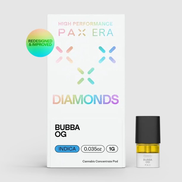 Photograph of product: Bubba OG Liquid Diamonds Pod 1g (TAX INCLUDED)