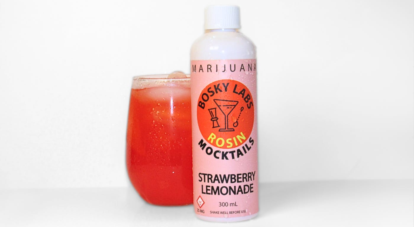 Photograph of product: Strawberry Lemonade | Rosin Mocktail Drink | 25mg - 
