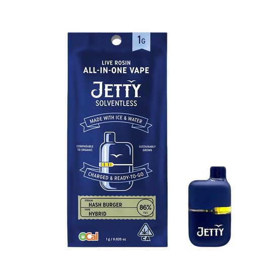 Photograph of product: Jetty AIO Solventless Mini Tank au chocolat Burger 1g - 