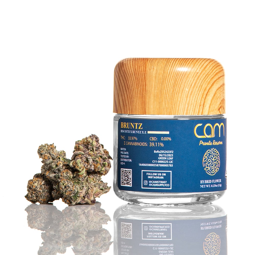 Photograph of product: CAM | BRuntz | Whole Flower - 3.5g