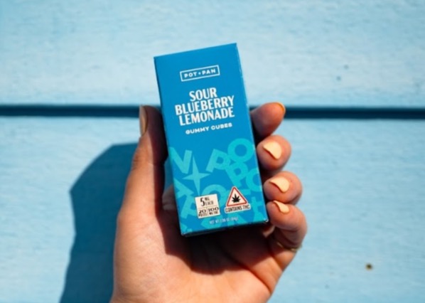 Photograph of product: SOUR BLUEBERRY LEMONADE GUMMIES | 20 PCS | 5MG