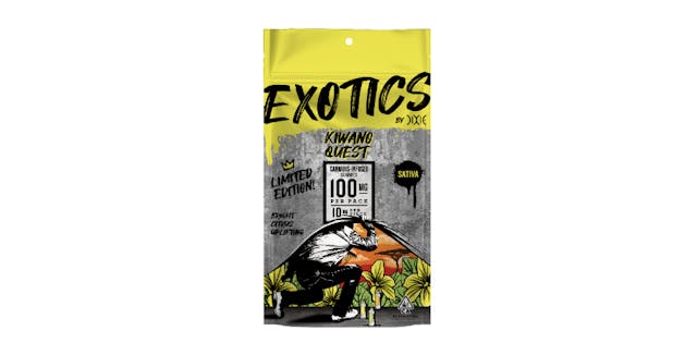 Photograph of product: Exotics Kiwano Quest Gummies 100mg - Sales Floor
