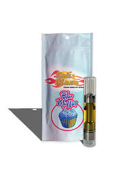 Photograph of product: Cali-Blaze | Blue Muffin | 1G 510 Distillate Cartridge