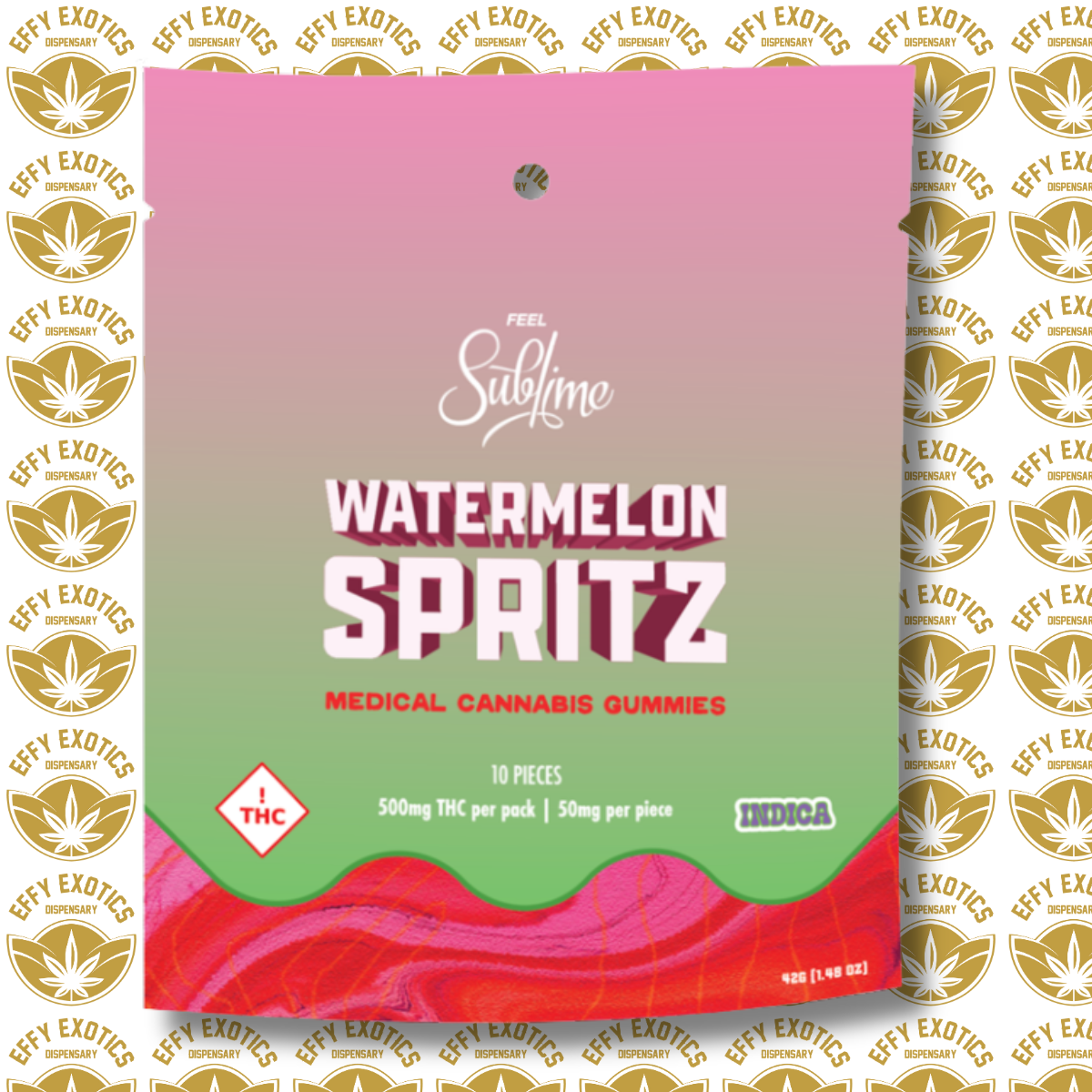 Photograph of product: Sublime - SL Watermelon Spritz Gummies