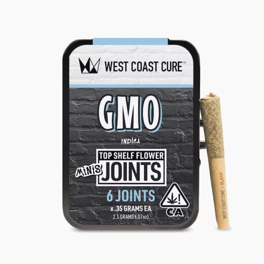 Photograph of product: GMO .35G 6 PACK PREROLLS