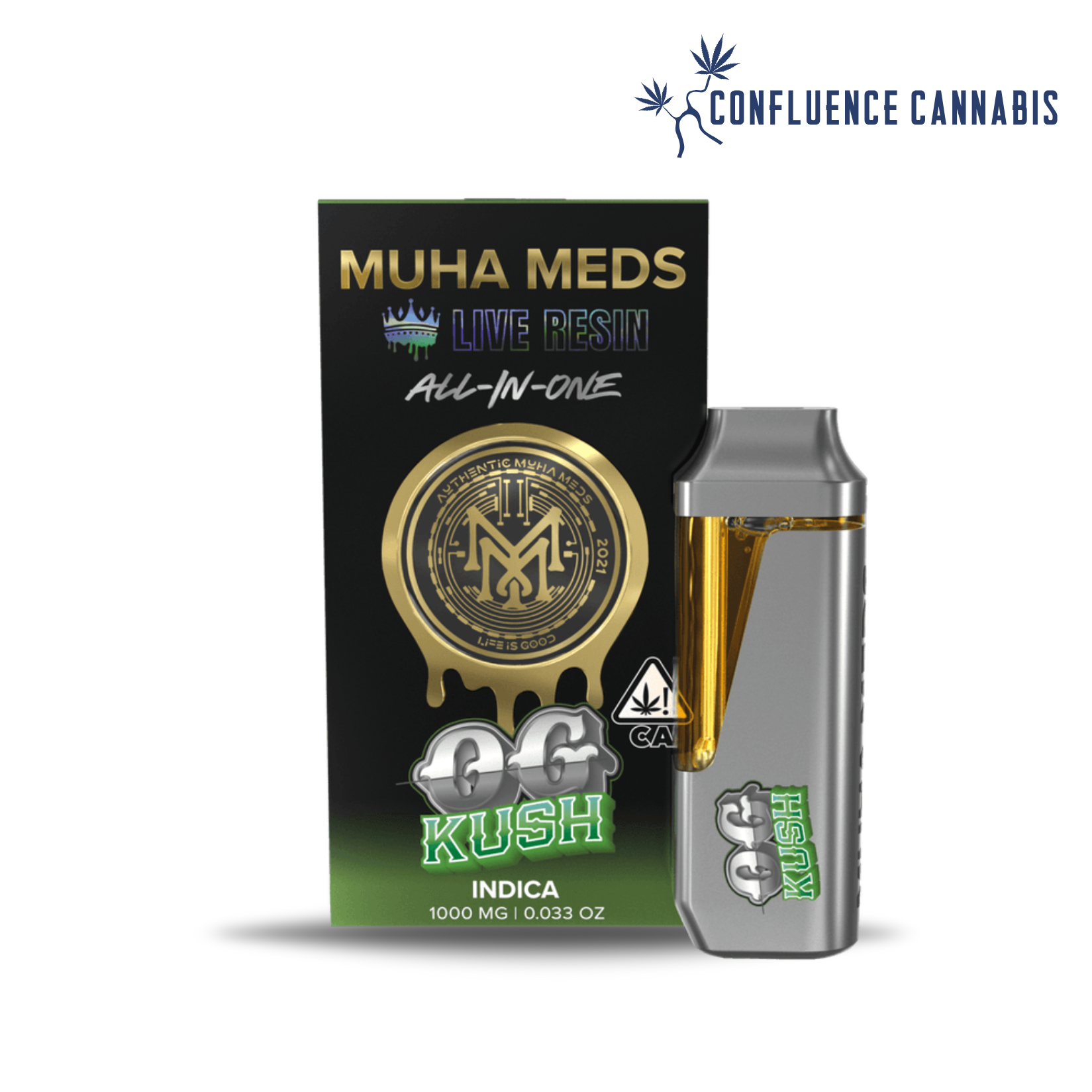 Photograph of product: OG Kush Live Resin Disposable