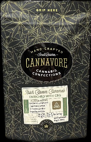 Photograph of product: Cannavore | Irish Cream 3:1 CBG/TH-oui (H) 100mg Caramels
