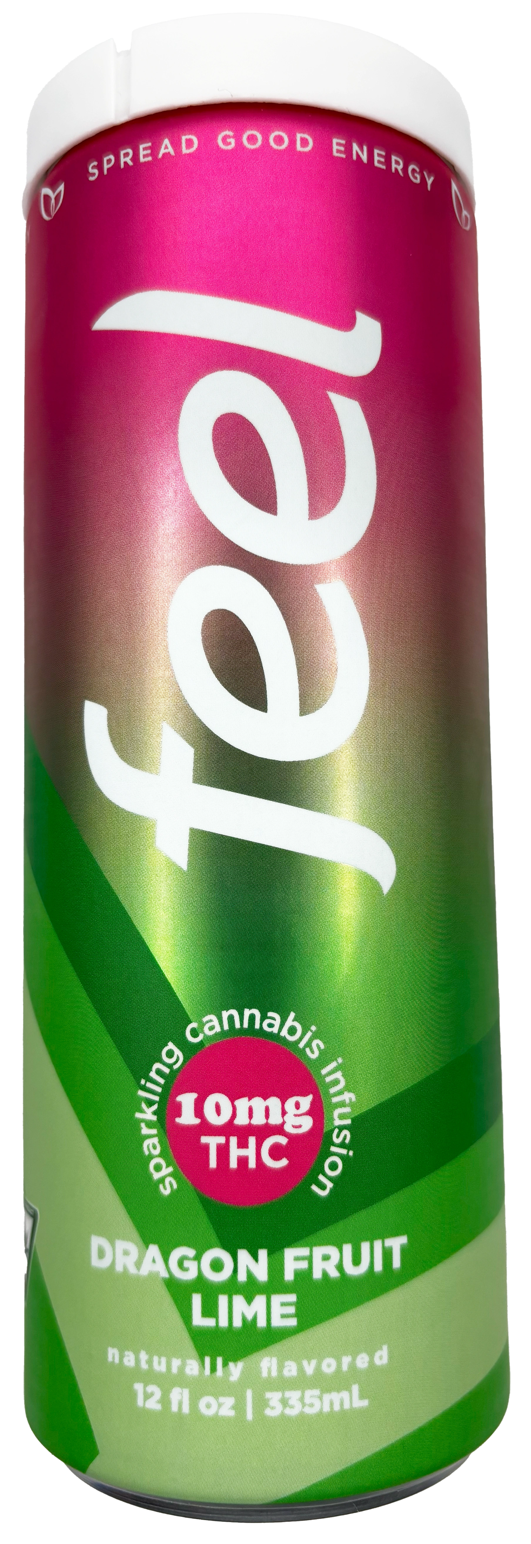 Photograph of product: Feel | Dragonfruit Lime | Seltzer Beverage | 10mg TH-oui