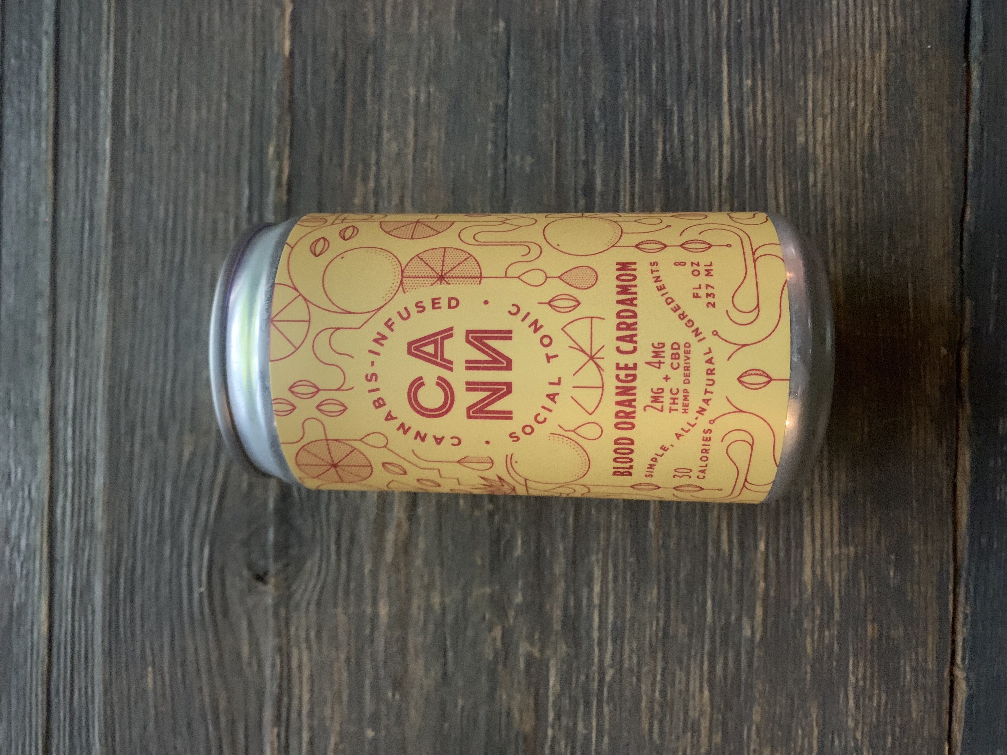 Photograph of product: Blood Orange Cardamom  CANN Tonic