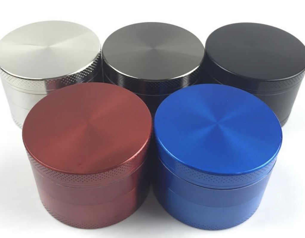Photograph of product: ZINC GRINDER 4PC 50MM ASSORTED COLORS