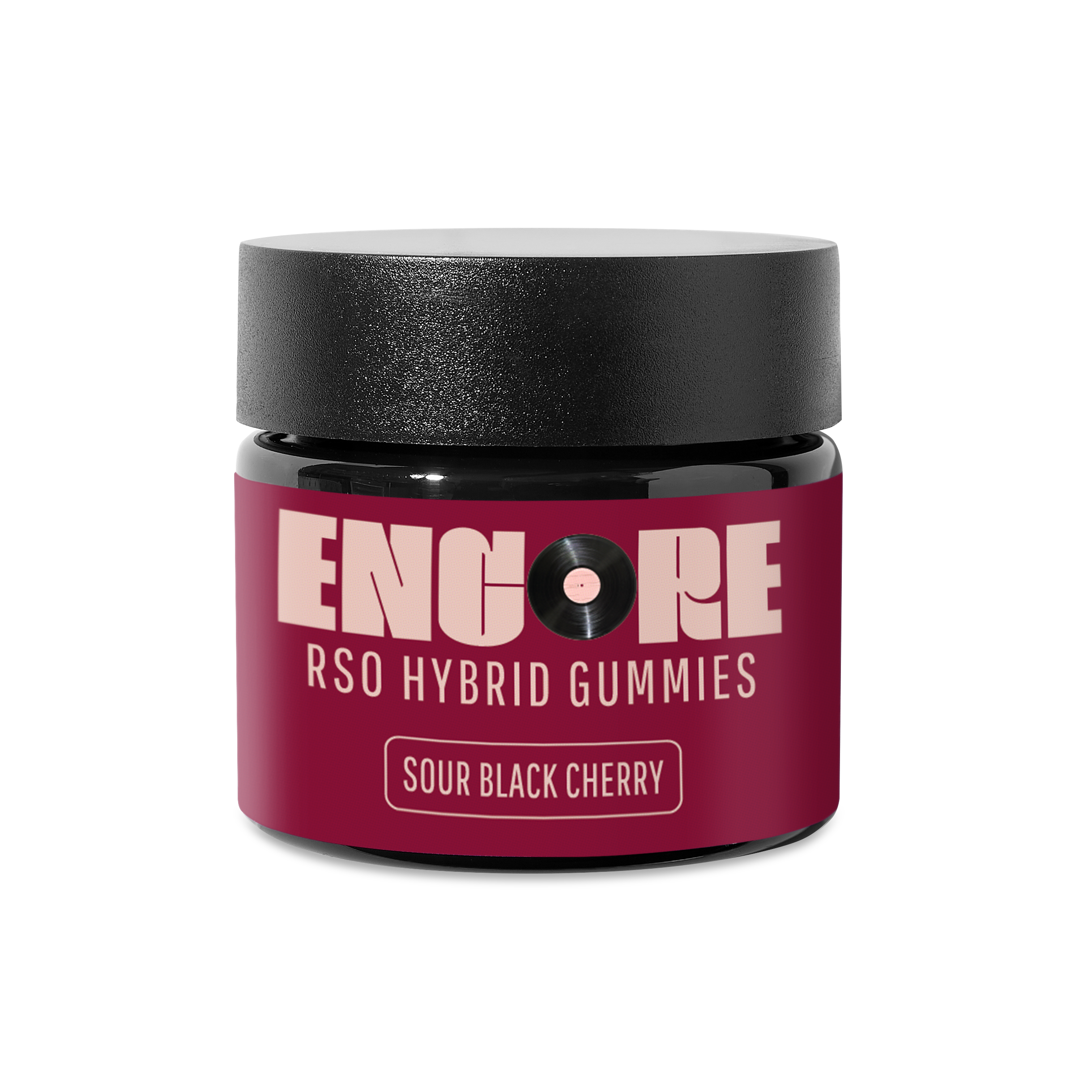 Photograph of product: Encore RSO Sour Black Cherry Gummies 100mg