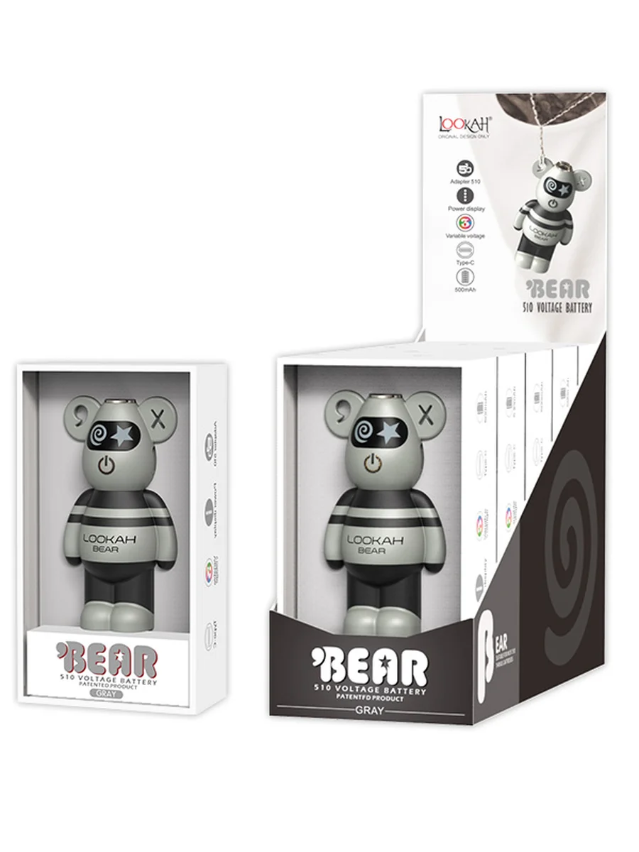 Photograph of product: LOOKAH | Bear | Black | 510 Battery