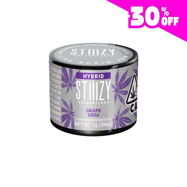 Photograph of product: Grape Soda - Live Rosin Jam 1g - 