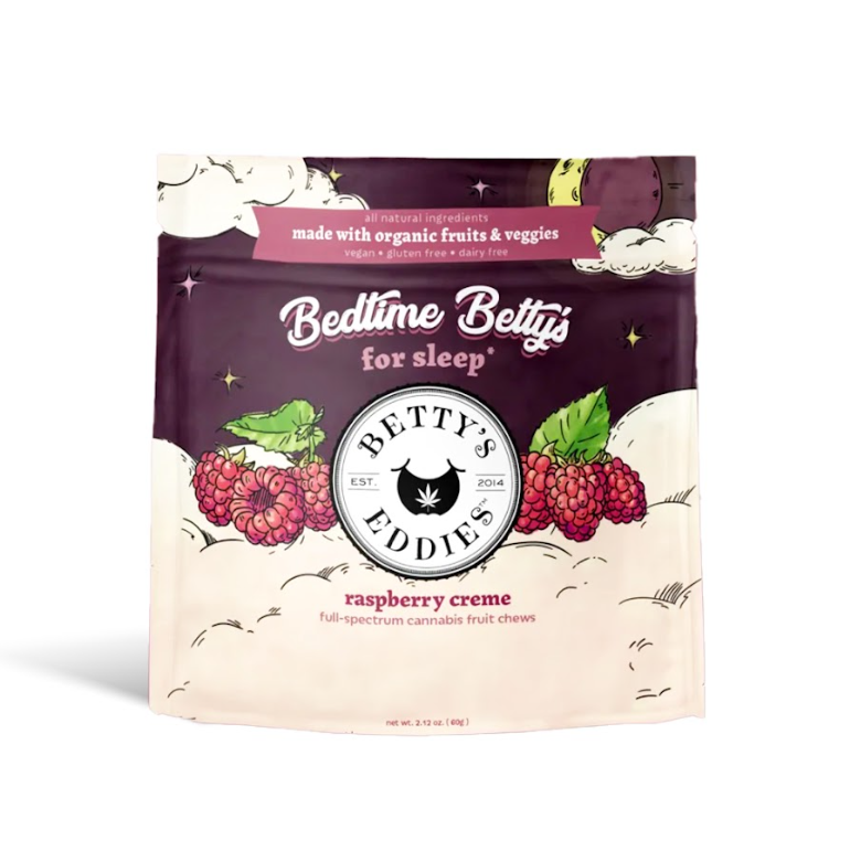 Photograph of product: Betty's Eddies: Raspberry Creme Fruit Chews (Sleep)