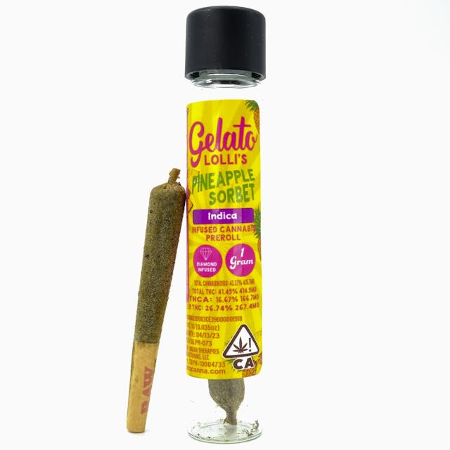 Photograph of product: PINEAPPLE SORBET 1.2G - 