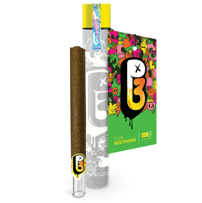 Photograph of product: Infused Sour Meltdown Pre-Roll 2g