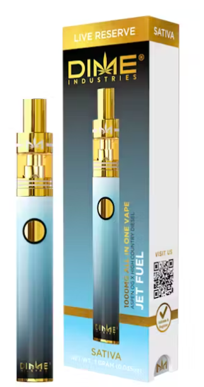 Photograph of product: Dime | Jet Fuel | Live Reserve Disposable (S)