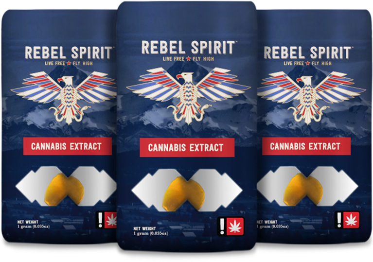 Photograph of product: Rebel Spirit | Golden Lemons - 1g Shatter