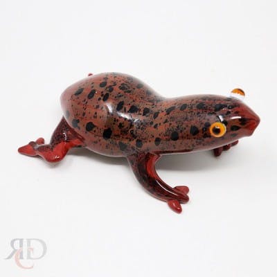 Photograph of product: Glass Pipe - Fancy Art Frog ANML1005