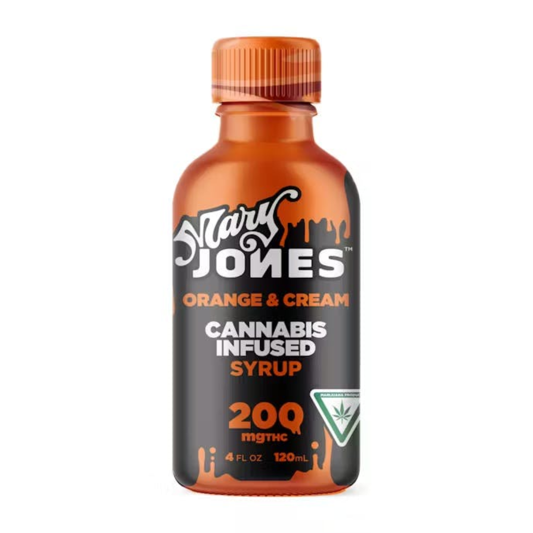 Photograph of product: Mary Jones - 200mg Syrup - Orange & Cream