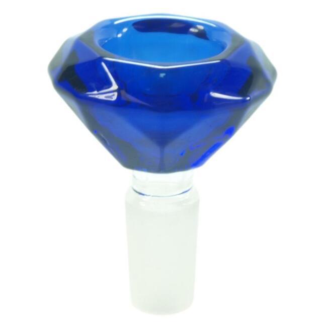 Photograph of product: High Mountain Imports - Diamond Faceted 14mm Male Glass On Glass Bowl