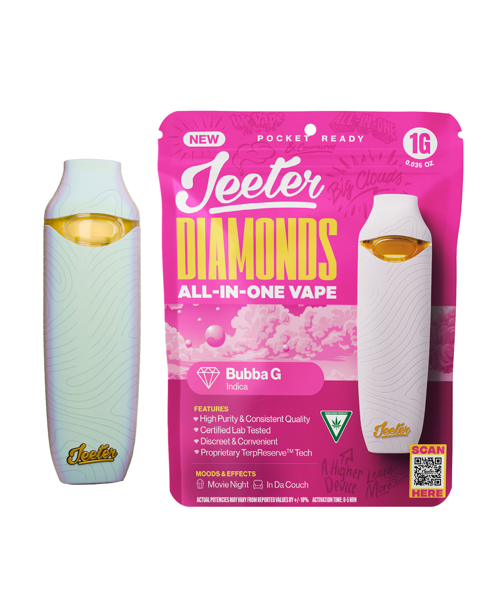 Photograph of product: BUBBA G DISPOSABLE CART 1G