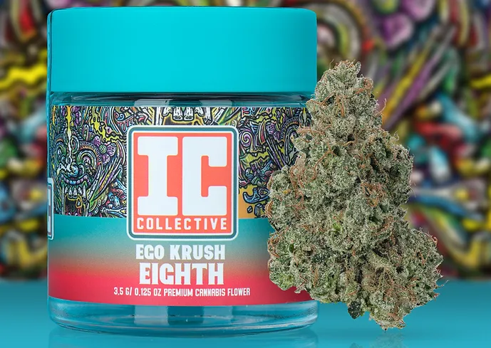 Photograph of product: IC Collective - Flower - Ego Krush (H) - 3.5g