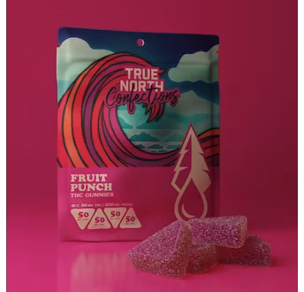 Photograph of product: True North - Gummies - Fruit Punch - 200MG