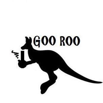 Photograph of product: Goo Roo Glass - Welded Color Mini Bong