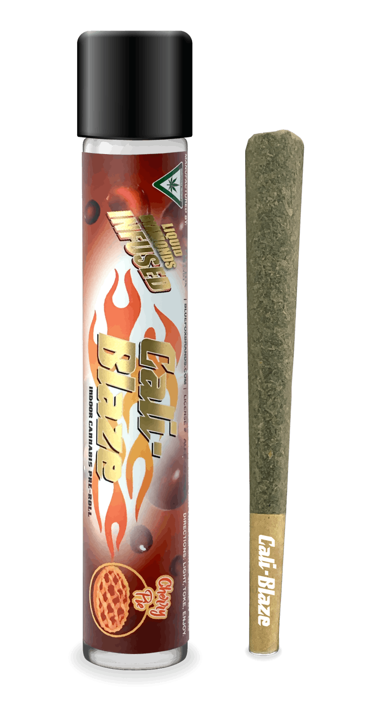 Photograph of product: Cali-Blaze - Infused Pre-Roll - Cherry Pie