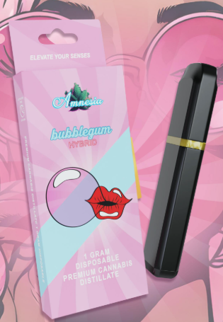 Photograph of product: Amnesia: Bubble Gum Disposable