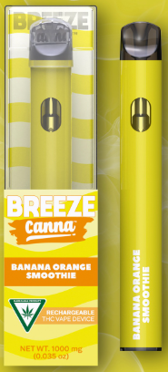 Photograph of product: Banana Orange Smoothie | Disposable 1g