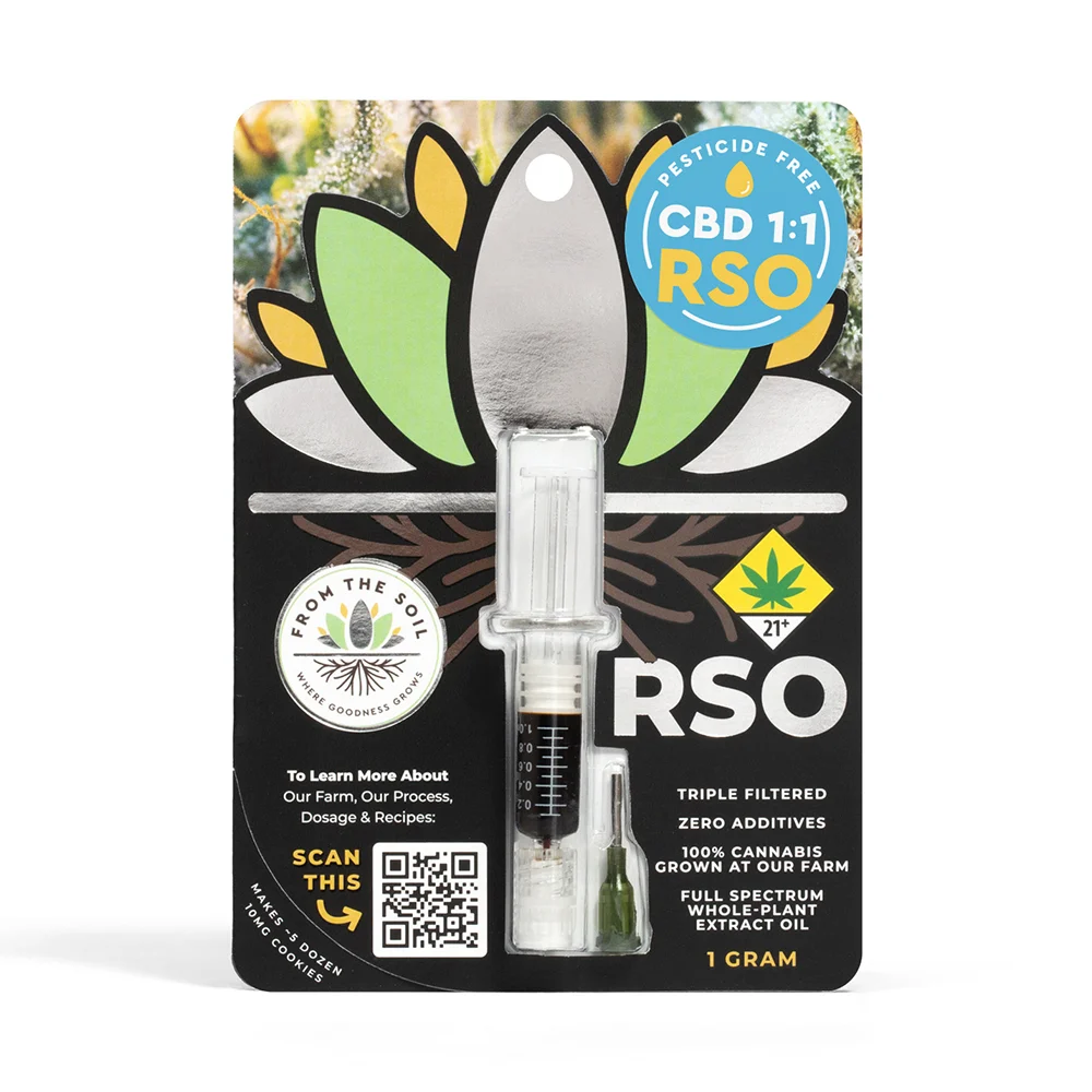 Photograph of product: From The Soil - Cannatonic CBD - Concentrate - RSO - 1g