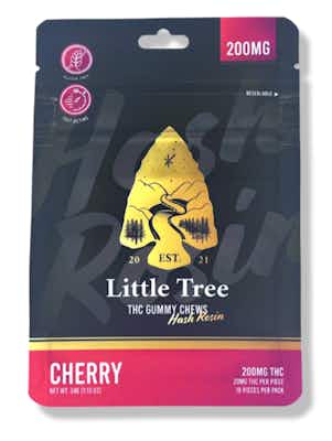 Photograph of product: Little Trees au chocolat Rosin Gummies 10 Pack - Cherry - 200MG